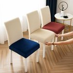 Stretchable Velvet Dining Seat Covers.