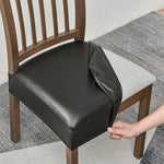 Stretchable Waterproof Leather Dining Chair Covers