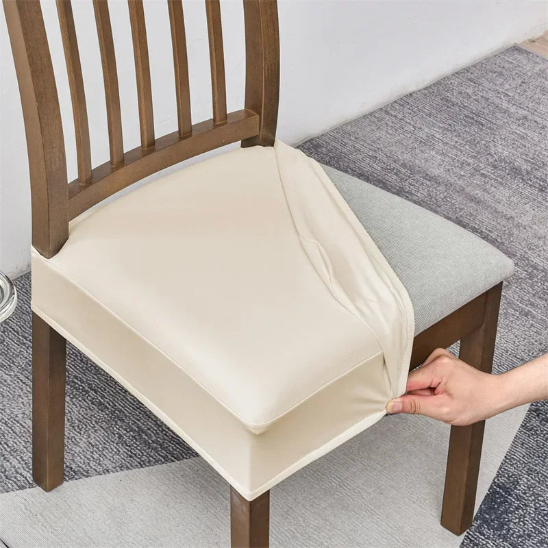 Stretchable Waterproof Leather Dining Chair Covers