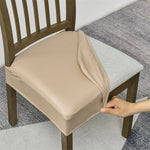 Stretchable Waterproof Leather Dining Chair Covers