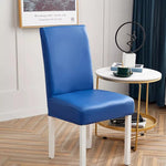 Stretchable Waterproof Leather Dining Chair Covers