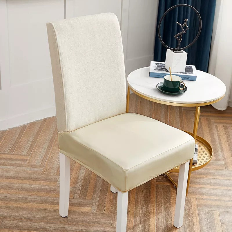 Stretchable Waterproof Leather Dining Chair Covers