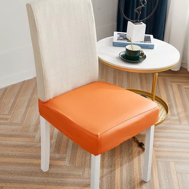 Stretchable Waterproof Leather Dining Chair Covers