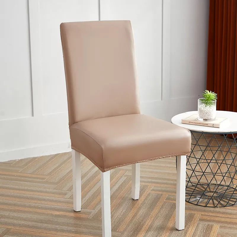 Stretchable Waterproof Leather Dining Chair Covers