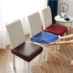 Stretchable Waterproof Leather Dining Chair Covers