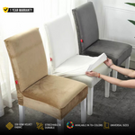 Stretchable Velvet Dining Chair Covers.