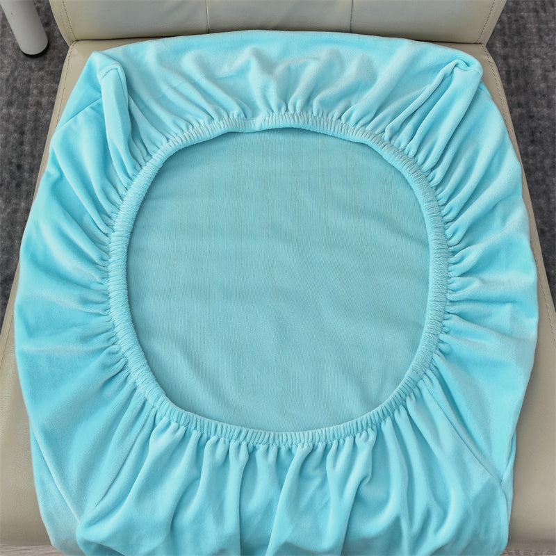 Stretchable Velvet Dining Chair Covers - Ferozi