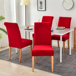 Stretchable Velvet Dining Chair Covers.