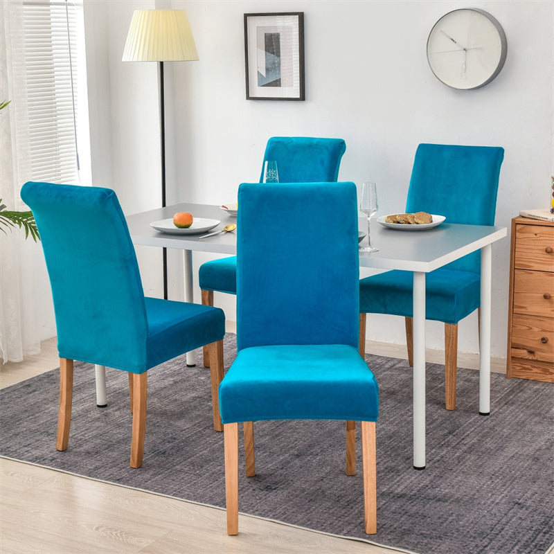 Stretchable Velvet Dining Chair Covers.