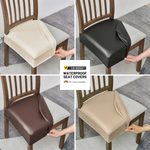 Stretchable Waterproof Leather Dining Chair Covers