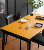 AntiSlip Waterproof Synthetic Leather Table Top Sheet - Mustard