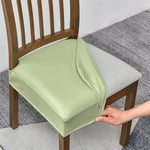 Stretchable Waterproof Leather Dining Chair Covers