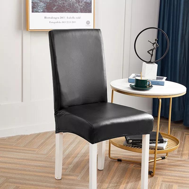 Stretchable Waterproof Leather Dining Chair Covers