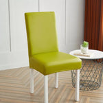 Stretchable Waterproof Leather Dining Chair Covers