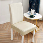 Stretchable Waterproof Leather Dining Chair Covers