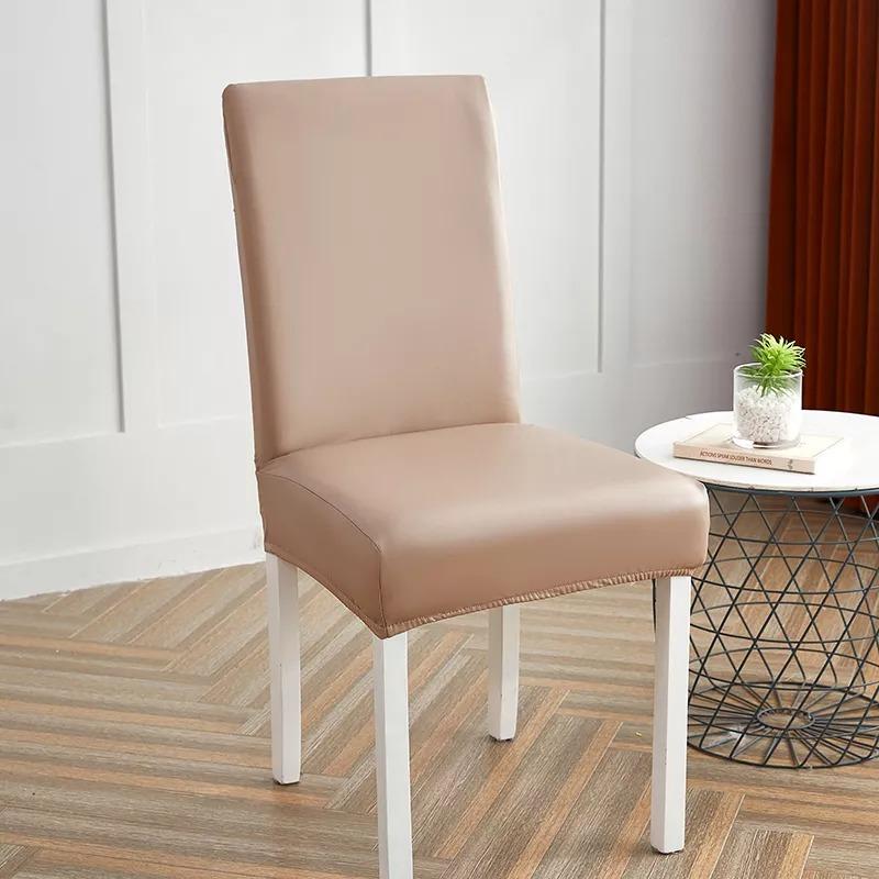 Stretchable Waterproof Leather Dining Chair Covers